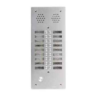 Plaque A.V Alu 6Mm 2R 18Bp|Urmet france-URM7772-18