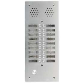 Plaque A.V Alu 6Mm 2R 18Bp|Urmet france-URM7772-18