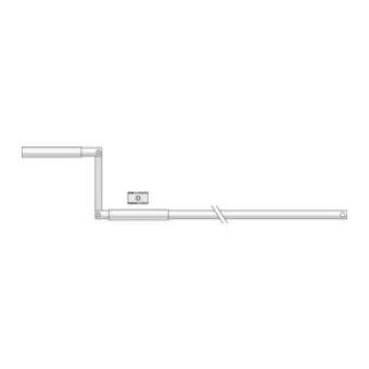 Manivelle fixe blanche|Somfy-SYF9685176