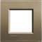 Plaque carrée Livinglight Silk 2 modules - Square|Bticino-TICLNA4802SQ