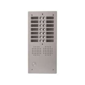 Platine aluminium 5mm audio 2 rangées 14 boutons|Golmar-BITUHR2014