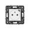 Prise 2P+T Surface avec chargeur USB Type-C Mosaic 2 modules avec support -blanc|Legrand-LEG077161L