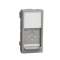 Unica - prise pour 1 RJ45 Keystone/Systimax - 1 mod - Alu - méca seul|Schneider Electric-SCHNU946030