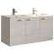 Sous-vasque ANGELO L1200 3 portes - Razor Blanc