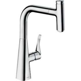 Mitigeur de cuisine 240, avec douchette extractible 1 jet, sBox chromé|Hansgrohe-HA373802000