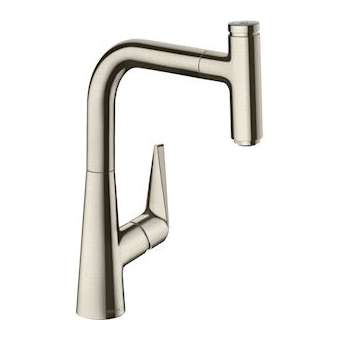 Mitigeur cuisine 220, avec douchette extractible 1 jet, sBox aspect acier inox|Hansgrohe-HA373852800