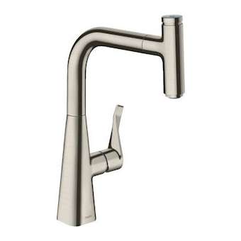 Mitigeur de cuisine 240, avec douchette extractible 1 jet aspect acier inox|Hansgrohe-HA314857800