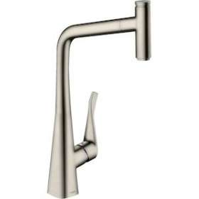 Mitigeur de cuisine 320, avec douchette extractible 1 jet aspect acier inox|Hansgrohe-HA314884800