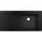 S514-F450 Evier encastré 450 avec égouttoir noir graphite