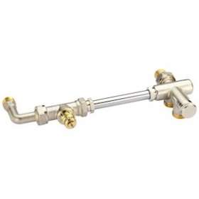 RA-KE corps combine pour monotube, arrivee mur|Danfoss-DFS013G3343