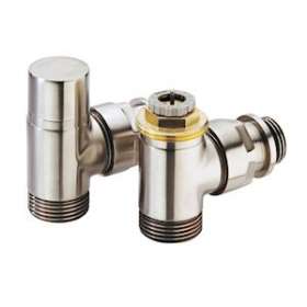 Corps thermostatique + RR équerre M30 Kv réglable 1/2JT-M3/4E Blanc|Comap-CMP3804314