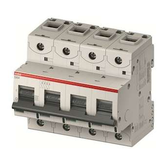 Disjoncteur S804C 4P 40A Courbe D Raccordement à vis - 25KA (6Modules)|ABB-ABB744467