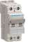 Disjoncteur 2P 25kA courbe C - 10A 2 modules|Hager-HAGNRN210