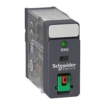 Zelio Relay RXG - relais interface - embrochab - test - DEL - 1OF - 10A - 24VAC|Schneider Electric-SCHRXG12B7