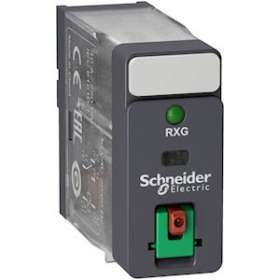 Zelio Relay RXG - relais interface - embrochab - test - DEL - 1OF - 10A - 24VAC|Schneider Electric-SCHRXG12B7