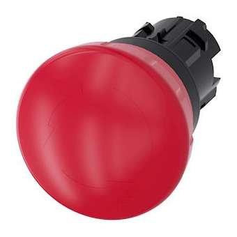 BOUTON-P. CP. PNG ARR. URG. 40MM, ROUGE|Siemens Industries et Infrastructures-SIE3SU1000-1LB20-0AA0