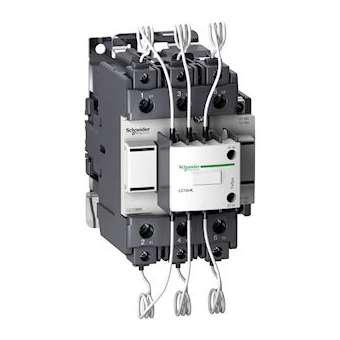 TeSys LC1DW - contacteur - 3P - 400..440V 60kVAr - bobine 400Vca|Schneider Electric-SCHLC1DWK12V7
