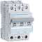 Disjoncteur 3P 10-15kA courbe C - 40A 3 modules|Hager-HAGNKN340