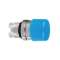 Harmony tête de coup de poing D 30 mm - D22 - bleu|Schneider Electric-SCHZB4BC64
