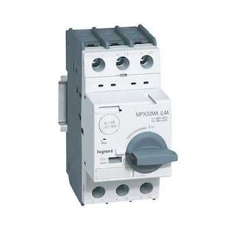 Disjoncteur moteur magnétique seul MPX³32MA - 5,2A - Icu 100kA en 415V|Legrand-LEG417342