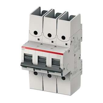 Disjoncteur S803S 3P 125A Courbe D Raccordement à vis - 50KA (4.5Modules)|ABB-ABB742372