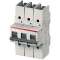 Disjoncteur S803S 3P 125A Courbe D Raccordement à vis - 50KA (4.5Modules)|ABB-ABB742372