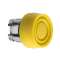 Harmony tête de bouton poussoir + capuchon IP66 - D22 - jaune|Schneider Electric-SCHZB4BP5S
