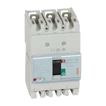 Disjoncteur magnétothermique DPX³160 pouvoir de coupure 25kA 400V~ - 3P - 40A|Legrand-LEG420042