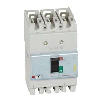 Disjoncteur magnétothermique DPX³160 pouvoir de coupure 16kA 400V~ - 3P - 25A|Legrand-LEG420001