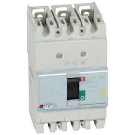 Disjoncteur magnétothermique DPX³160 pouvoir de coupure 16kA 400V~ - 3P - 25A|Legrand-LEG420001