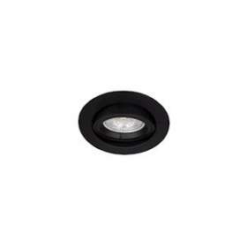 Spot BE BEST - 1/4 de tour IP65 BBC GU10 rond orientable, noir IP65|Europole-POL236525