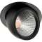 EXCLUSIVE MIDI downlight réglable noir LED 31W 3000K DALI classe II IP44