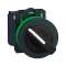 Harmony XB5 - bouton tournant à manette - flush - 2 pos fix - noir - 1F|Schneider Electric-SCHXB5FD21