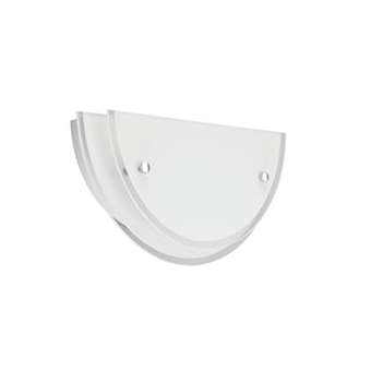 HILL - Applique Mur E27 60W max., demi-lune, verre opale, lampe non incl.|Aric-ARI3978
