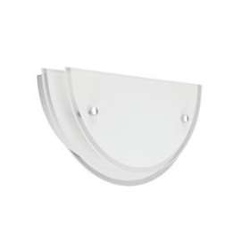 HILL - Applique Mur E27 60W max., demi-lune, verre opale, lampe non incl.|Aric-ARI3978