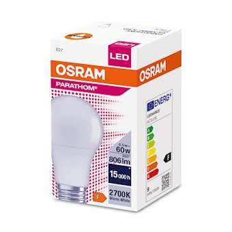 OSRAM LED CLA60 Dépolie 827 E27 8,5W 806lm|Ledvance-OSR593176