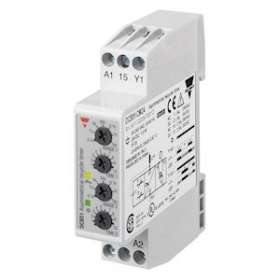 Tempo clignoteur asymétrique ON/OFF - 1RT 5A - 24Vcc/24..240Vca|Carlo gavazzi-CGPDCB51CM24