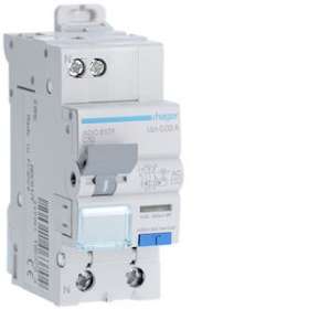 Disjoncteur Différentiel 1P+N 4.5kA C-10A 30mA type AC 60Hz|Hager-HAGADC817F