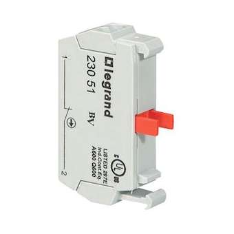 Bloc pour tête non lumineuse Osmoz raccordement par borne à ressort - NF|Legrand-LEG023051
