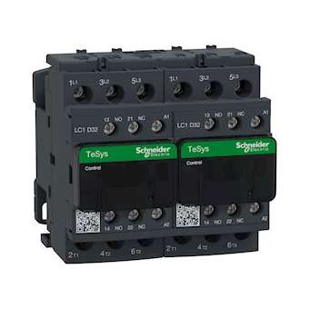 TeSys LC2D - contacteur inverseur - 3P - AC-3 440V - 32A - bobine 110Vca|Schneider Electric-SCHLC2D32F7