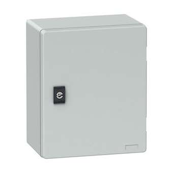 Thalassa PLM - Coffret polyester 308x250x160+chassis bakélite - IP66 Ral 7035|Schneider Electric-SCHNSYPLM3025BG
