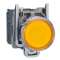 Harmony XB4 - poussoir lumineux LED - 1F+1O - orange - D22 - 110VAC|Schneider Electric-SCHXB4BW35G5