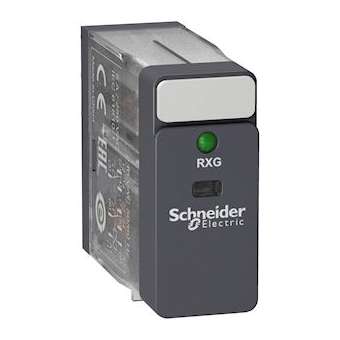 Zelio Relay RXG - relais interface - embrochab - DEL - 2OF - 5A - 48VAC|Schneider Electric-SCHRXG23E7