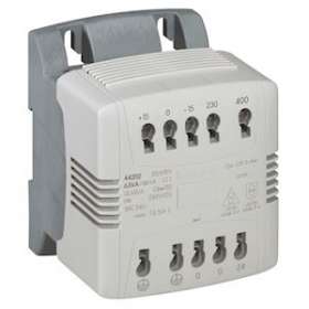 Transformateur de commande et sécurité automatique -prim 230-400V/sec 24V -400VA|Legrand-LEG044206