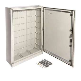 Coffret polyester orion plus porte opaque étanche IP 65 h 1200mm l 850mm p 300mm|Hager-HAGFL327B
