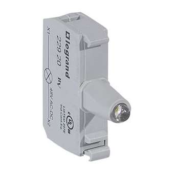 Bloc pour tête lumineuse Osmoz raccordement à vis - 48V~ ou 48V - blanc|Legrand-LEG022920