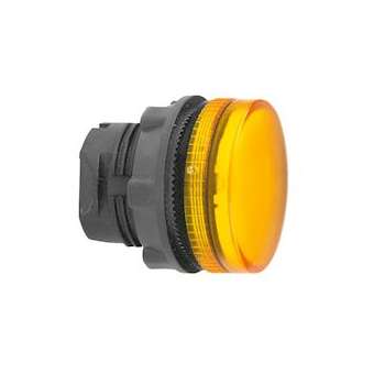 Harmony XB5 - tête voyant lumineux BA9s - D22 - strié - orange|Schneider Electric-SCHZB5AV05S