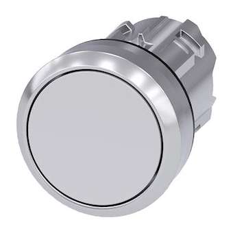BOUTON-POUSSOIR, BLANC|Siemens Industries et Infrastructures-SIE3SU1050-0AB60-0AA0