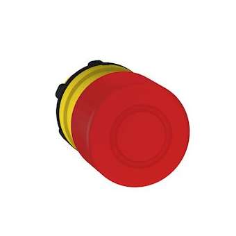 Harmony XB5 - tête bouton arrêt urgence - D30 - pousser tirer - rouge|Schneider Electric-SCHZB5AT844