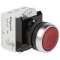 Bouton lum impulsion affleurant IP69 Osmoz complet rouge 12V à 24V|Legrand-LEG023751